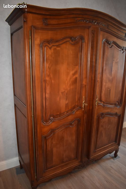 Très belle Chambre 3 pièces en merisier massif de qualité et en parfait état (image 1)