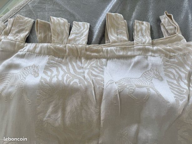 Rideaux, voilage et store Velours Marron d'occasion