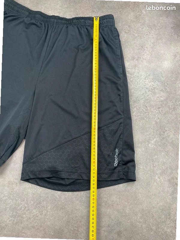Short de sport léger Reebok noir running XXL homme - #SP (image 11)