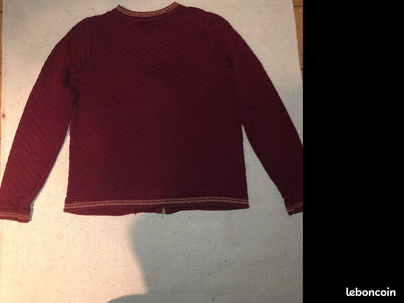 Gilet bordeau okaidi (image 2)