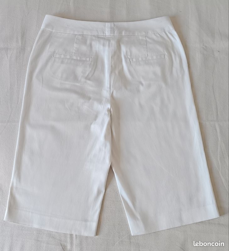 Bermuda blanc 1 2 3 taille 40 (image 2)