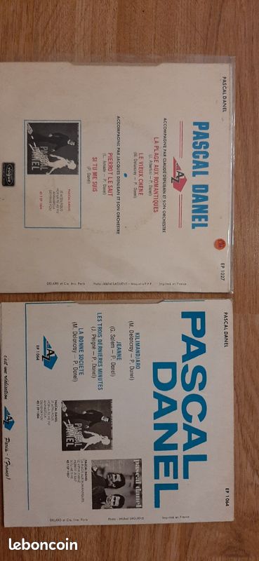 Pascal Danel vinyle 45T (image 2)