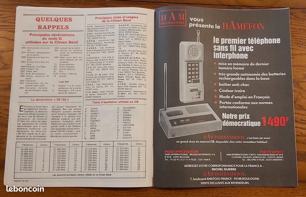 Revue ”Le Haut Parleur” N° 1661 Spécial hobbies Rassemblement CBistes au Mans (image 6)