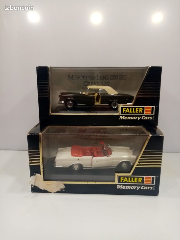 Lot FALLER mercedes benz 220 SE cabriolet (image 1)
