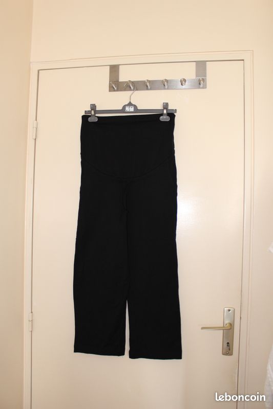 Maternité Pantalon De Grossesse Gemo Pantalon Noir Femme Enceinte