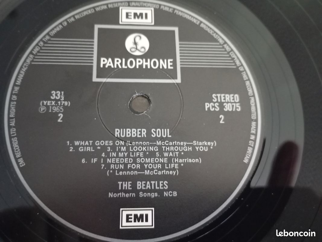 The Beatles. 33 T .RUBBER SOUL. Tbe (image 6)