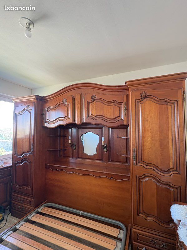 Chambre complète lit avec sommier 190X140m (image 4)