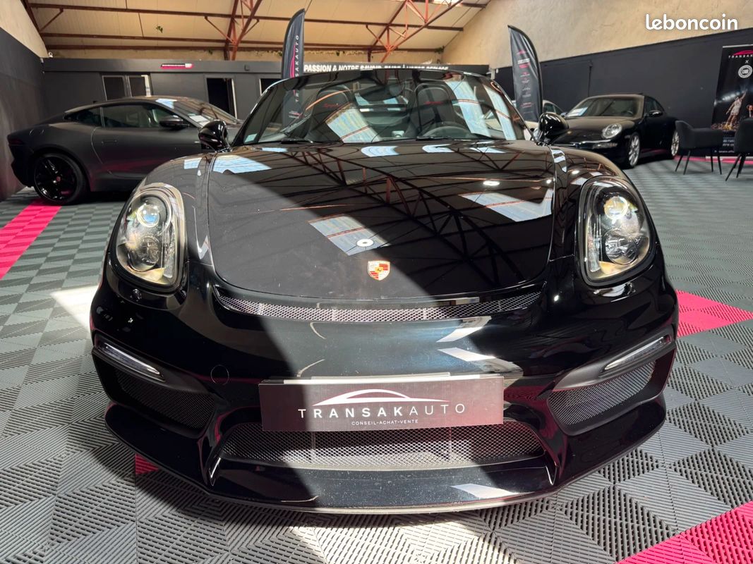PORSCHE BOXSTER SPYDER 981 375 cv 3.8i / Entretien Porsche / Bose / Pack Chrono Sport / Echappement Sport (image 8)