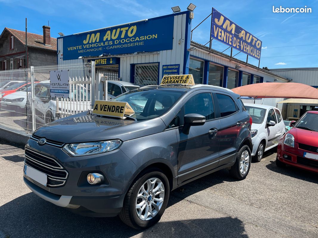 A saisir ecosport essence 125cv 131.200kms cuir clim possibilite garantie 12 / 24 / 36 mois (image 1)