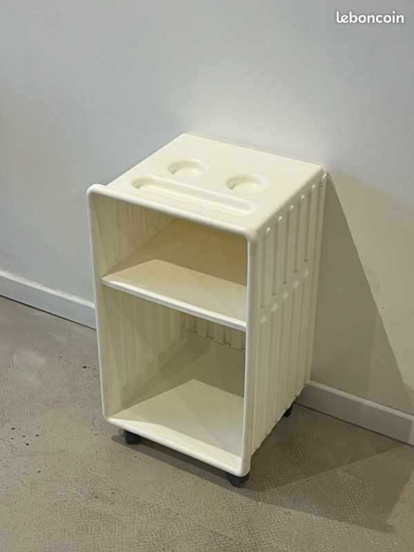 Table de chevet Didrik IKEA blanc vintage Knut Hagberg & Marianne Hagberg