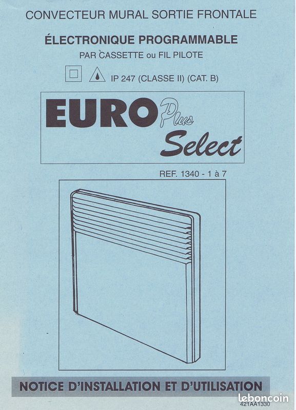 Convecteur Electrique APPLIMO Euro Plus Select (image 3)