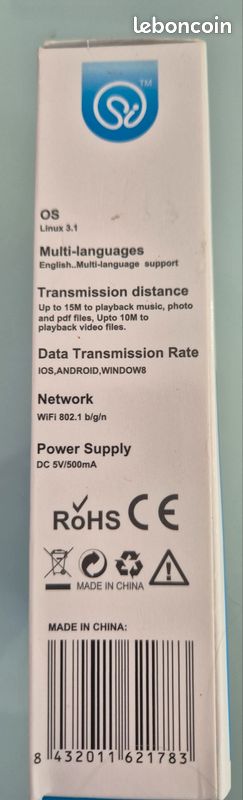 Récepteur d'écran sans fil ExtraStar RKM9 Chromecast AirPlay (image 4)