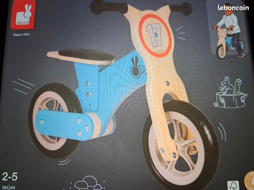 Draisienne Janod Bikeloon Little Racer neuve (image 2)