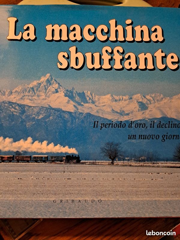 La macchina sbuffante, Éditions Gribaudo, livre en italien sur les trains (image 1)