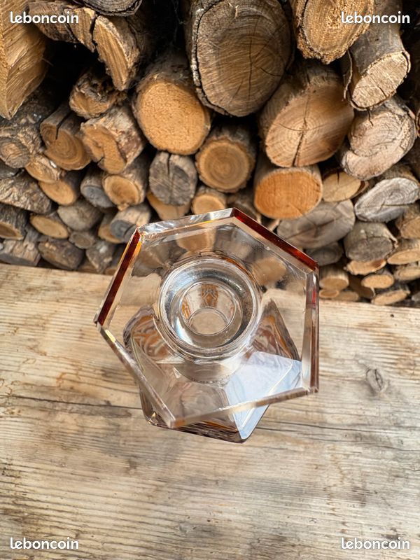 Carafe Art Déco Boho Tchèque par Karl Palda Bague argent massif (image 6)