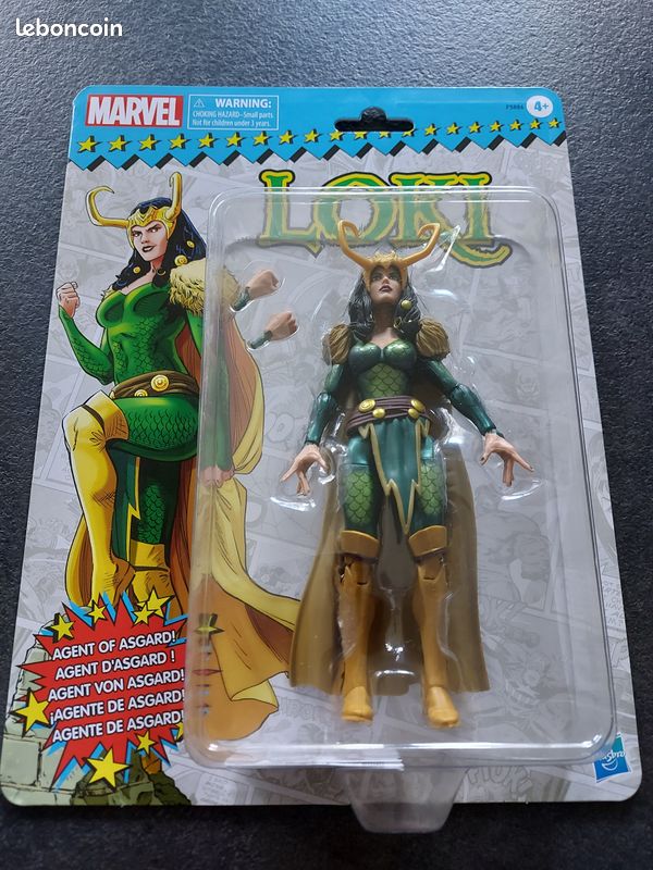 Figurine Marvel Avengers, Personnage LOKI édition vintage NEUF (image 3)