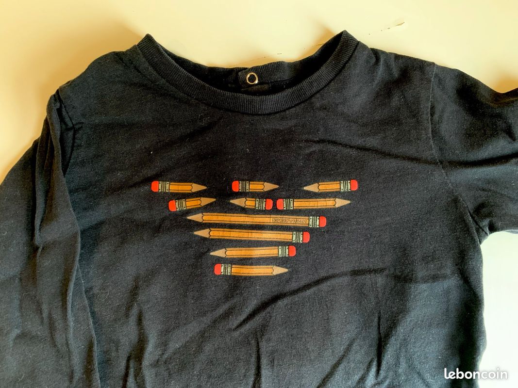 T-shirt Emporio Armani 12 mois (image 1)