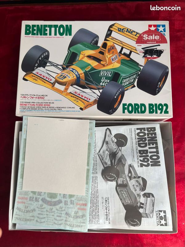 TAMYA] BENETTON FORD B192 1/28ème Réf 28007