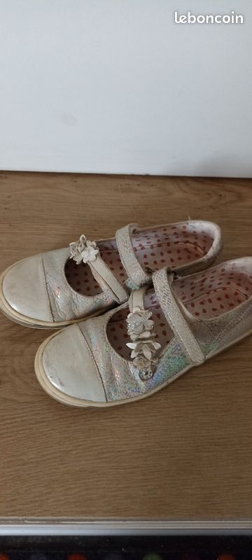Ballerine catimini taille 31 grises irisées (image 1)