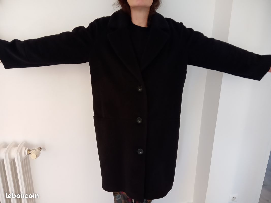 Manteau femme long en laine taille xl un jour ailleurs (image 10)