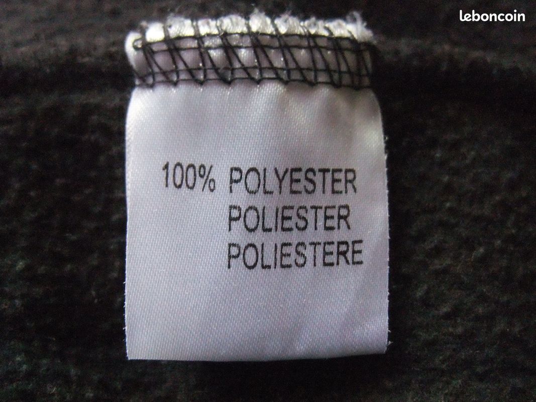Pull/sweat - maille polaire - 42/44 - noir - TEX Basic - cintré à la taille (image 6)