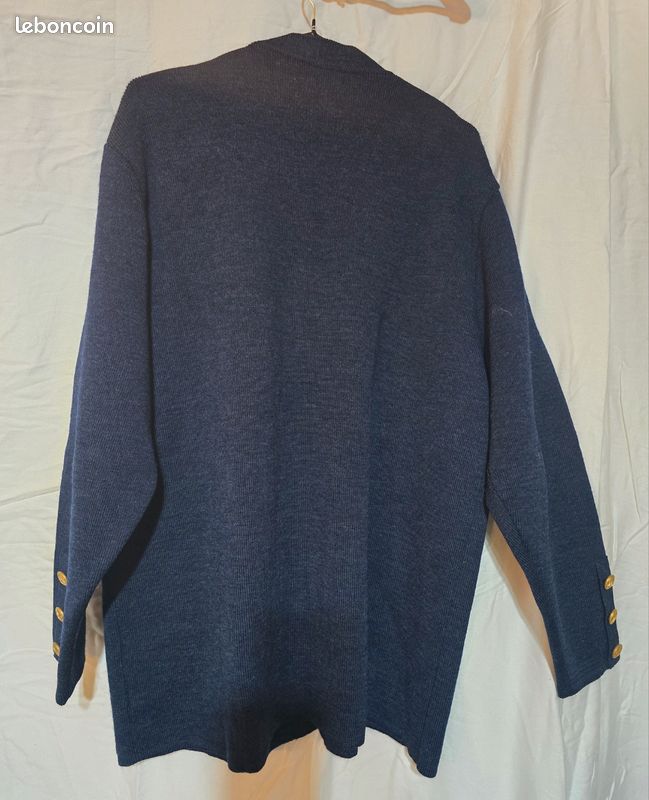 Gilet Saint James Bleu Marine Femme Taille 48 - Laine? - Très Bon état