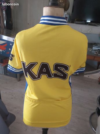 Maillot Cycliste Vintage KAS en Laine Mérinos - Style Rétro - Vintage