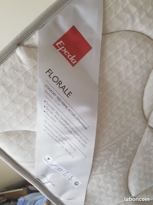 Matelas Epeda florale 90×190 (image 2)
