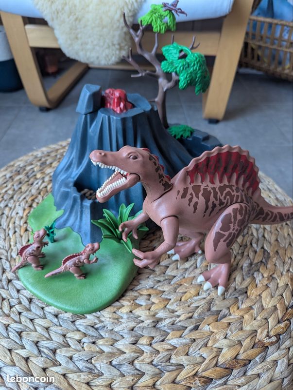 Playmobil volcan Dinosaure (image 1)