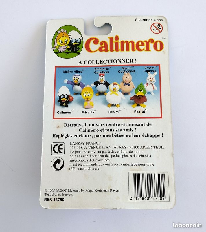 CALIMERO - FOOTBALLEUR - statuette résine 9.5 cm, leblon-delienne, CALSTfoot01 – La Marque Zone
