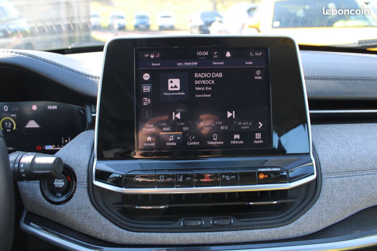 Jeep COMPASS LONGITUDE 130 TURBO BOITE 6V CAMÉRA GPS LINK USB RÉGULATEUR BLUETOOTH FULL LEDS (image 18)