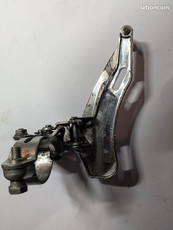 Dérailleur avant vélo ancien vintage double plateau à collier SACHS