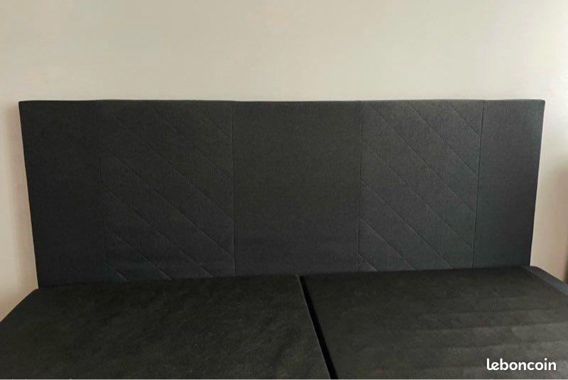 Lit 180x200 cm + Matelas - Très bon état (image 2)