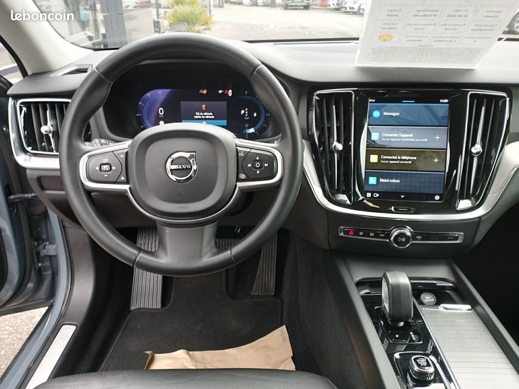 VOLVO V60 B4 Micro-Hybride Diesel - 197 - BVA Geartronic 2018 BREAK Start (image 12)