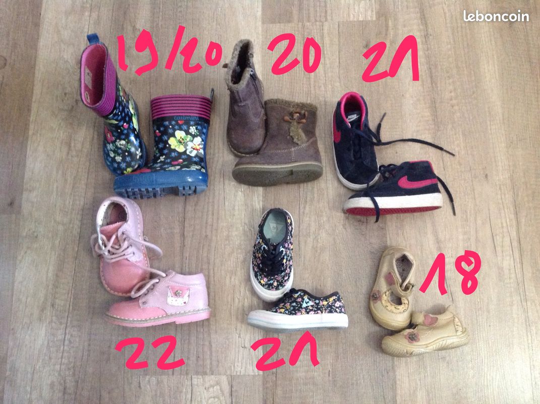 Chaussures enfants de marques du 18 au 27 (image 1)
