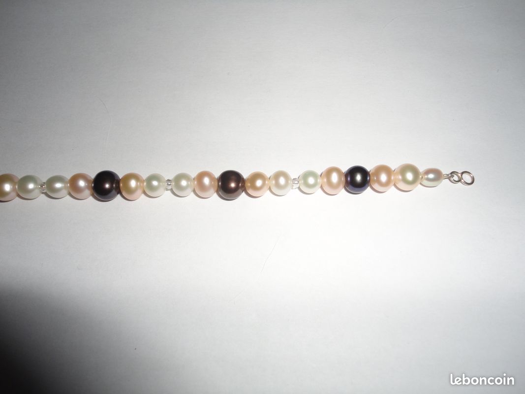 Bracelet perles de culture avec un boitier cadeau (image 7)