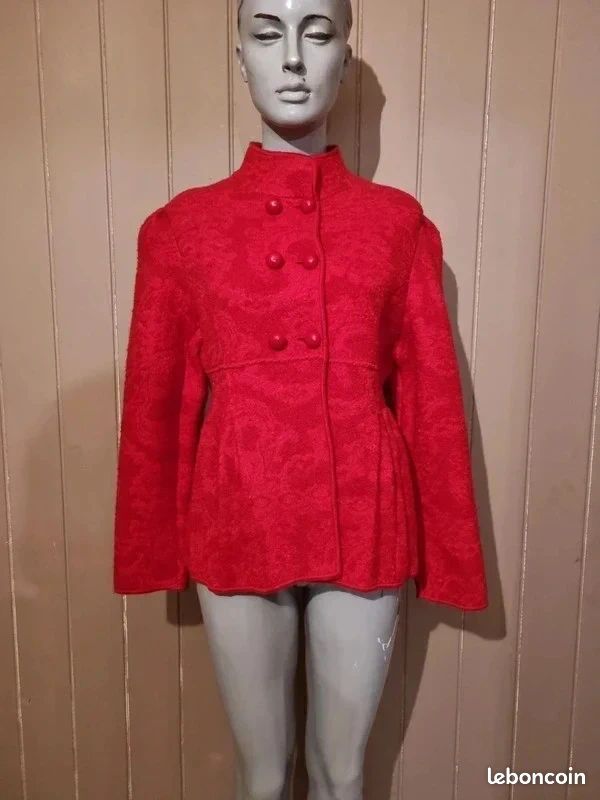 Veste rouge Didier Parakian (image 7)