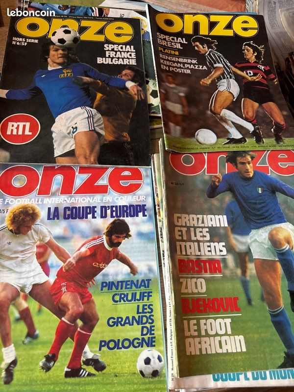 ONZE Magazine Football 1976-1977-1978 - 1982 - Collection