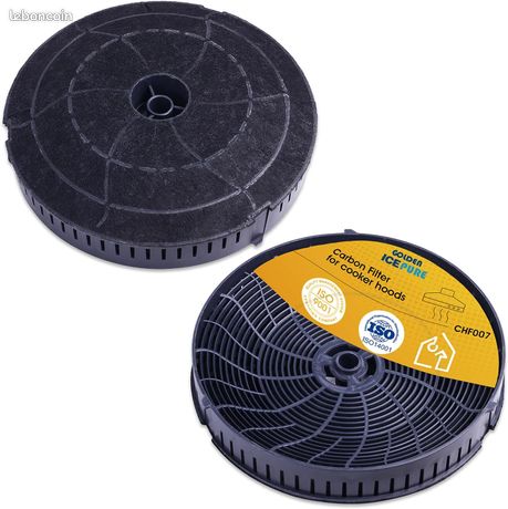 2 Filtres à Charbon Actif Pour Hottes AEG, Bosch, Elica, Bauknecht - Compatible 4055171138 - Neutralisation Odeurs