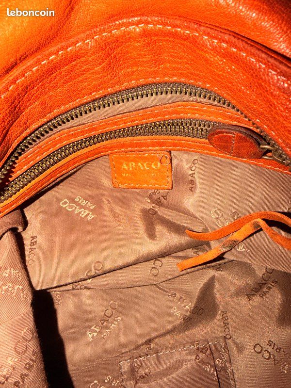 Très joli sac en cuir de la marque Abaco, Paris (image 10)