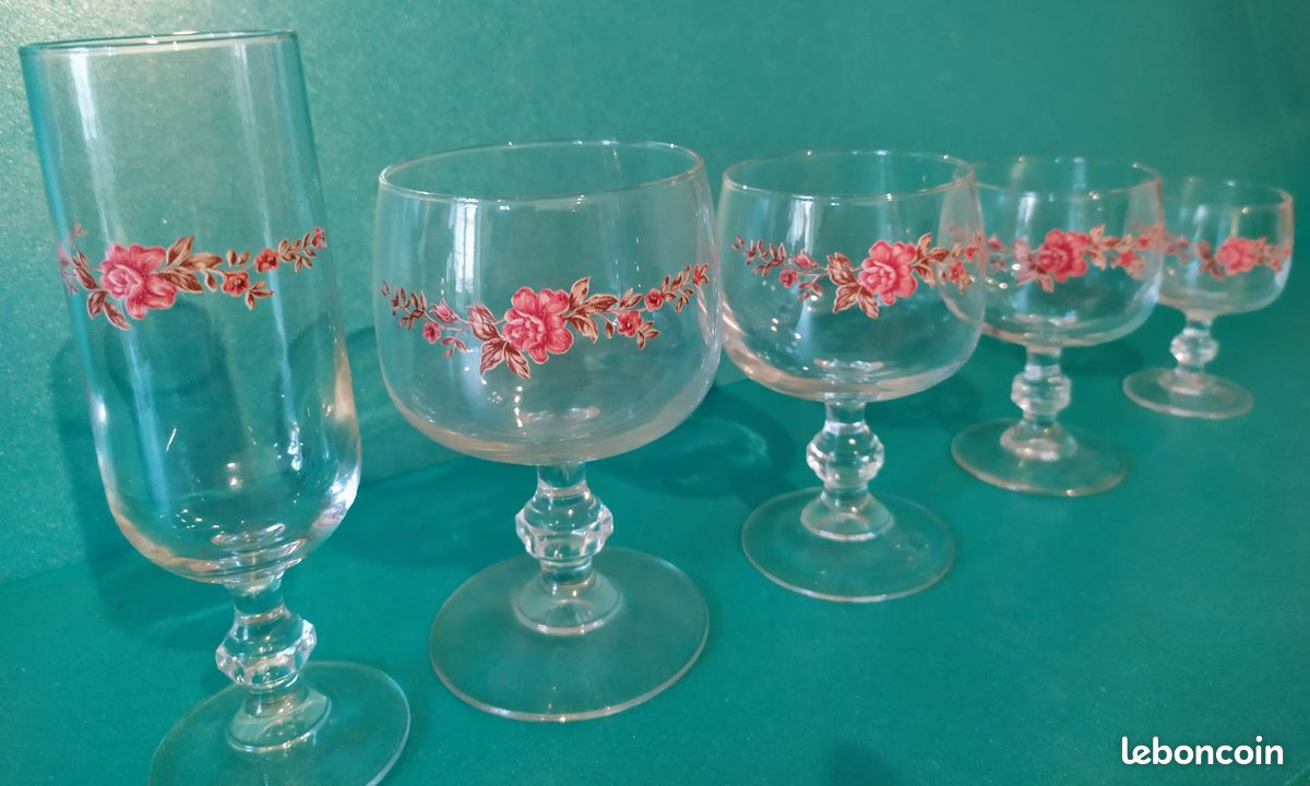 Verres vintage 60/70 (image 4)
