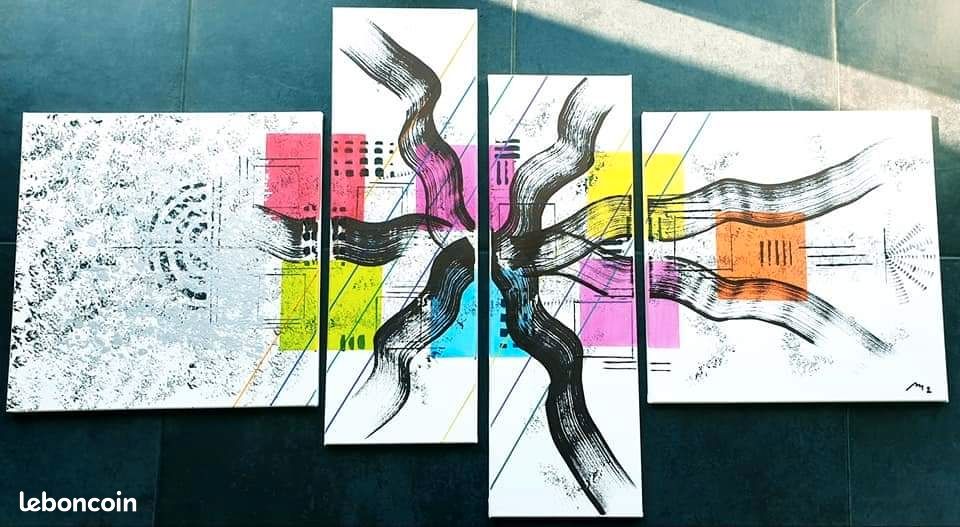 Peinture acrylique contemporaine (image 1)