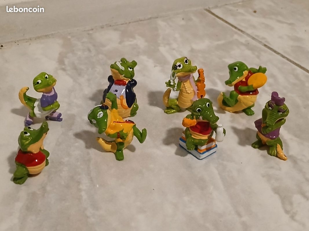 Lot jouets Kinder Surprise vintage Croco Hippo et Mini splash