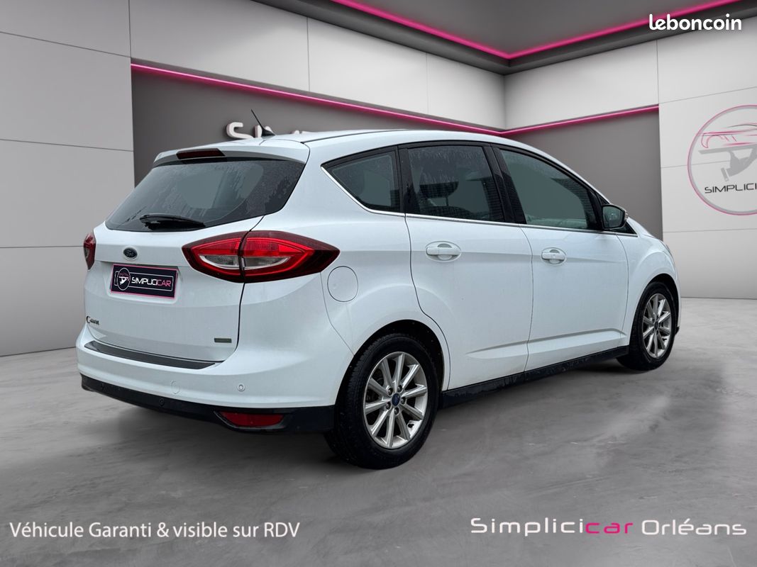 FORD C-MAX II 1.0 EcoBoost 125ch Stop&Start Titanium Régulateur Radar AR Bluetooth Garantie 12 mois (image 4)