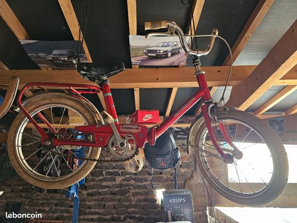 Vélo Pliant Vintage Motobecane – Orange – Occasion