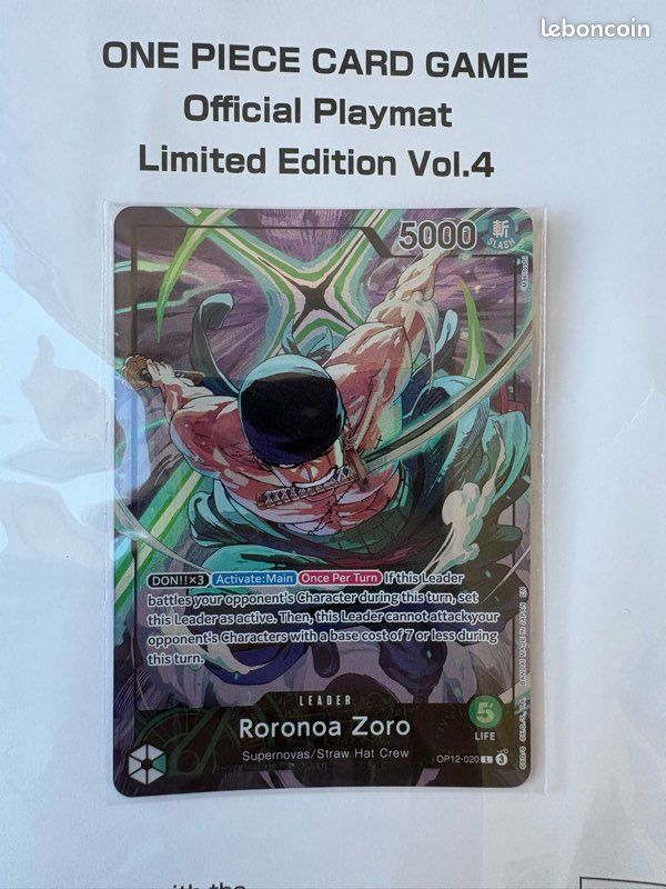 one piece card game official playmat limited edition vol.4 Official One Piece Playmat Vol.4 – Limited Edition – Cardomat main image 0