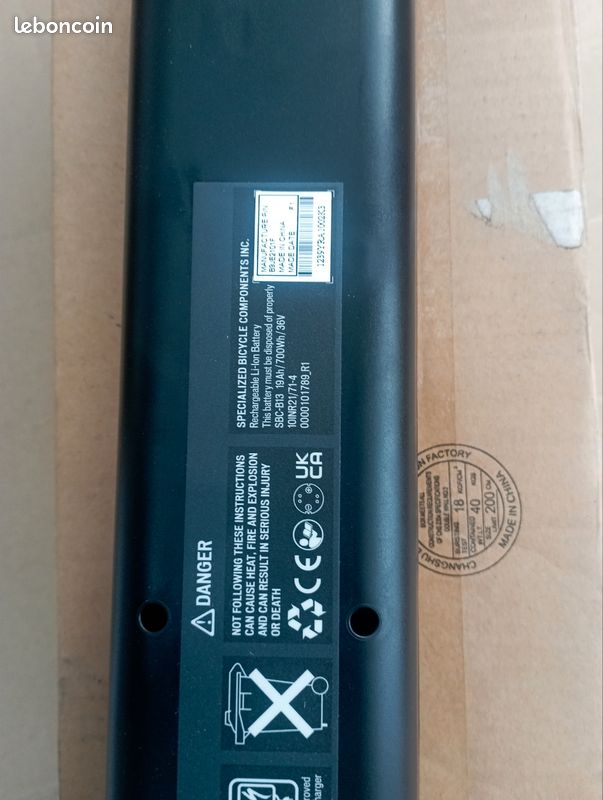 Batteria Specialized Levo Specialized 700w Battery Specialized M3