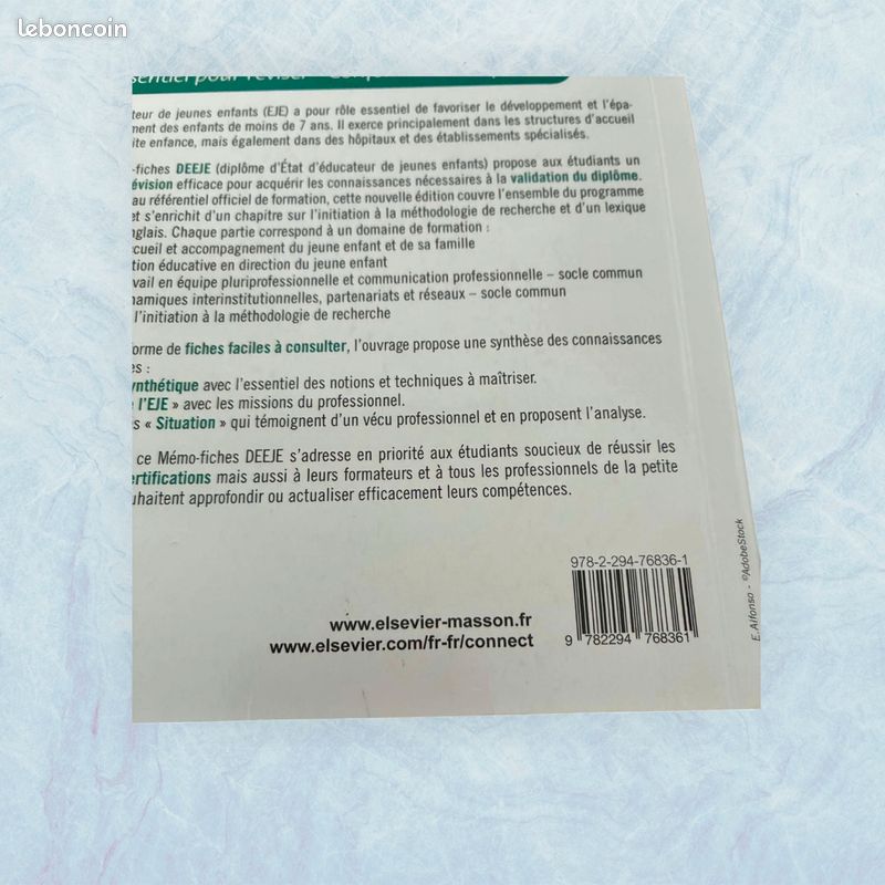 Mémo-Fiches DEEJE – Diplôme d’État d’éducateur de jeunes enfants (image 3)