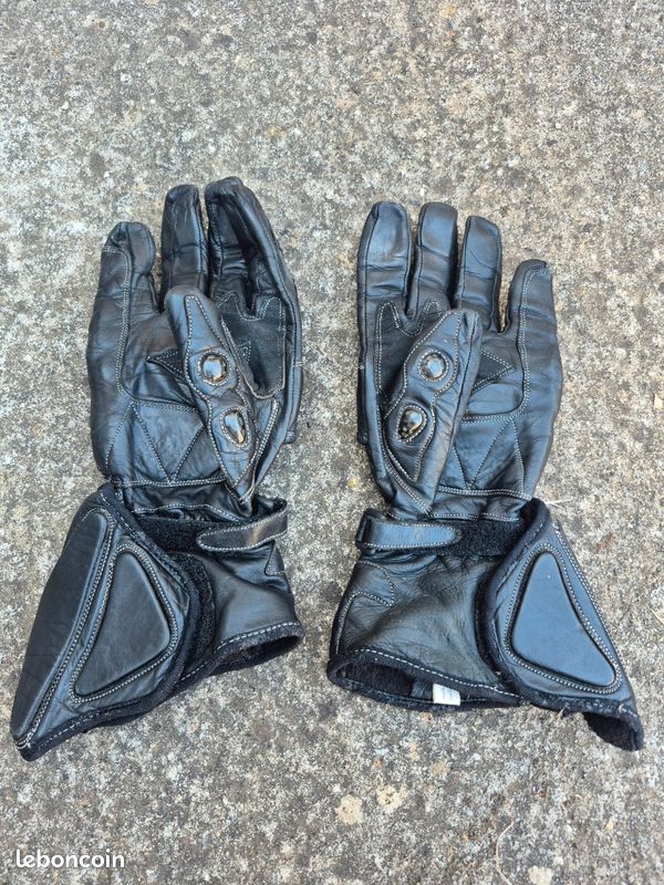 Gants moto mi saison carbone Helstone (image 2)