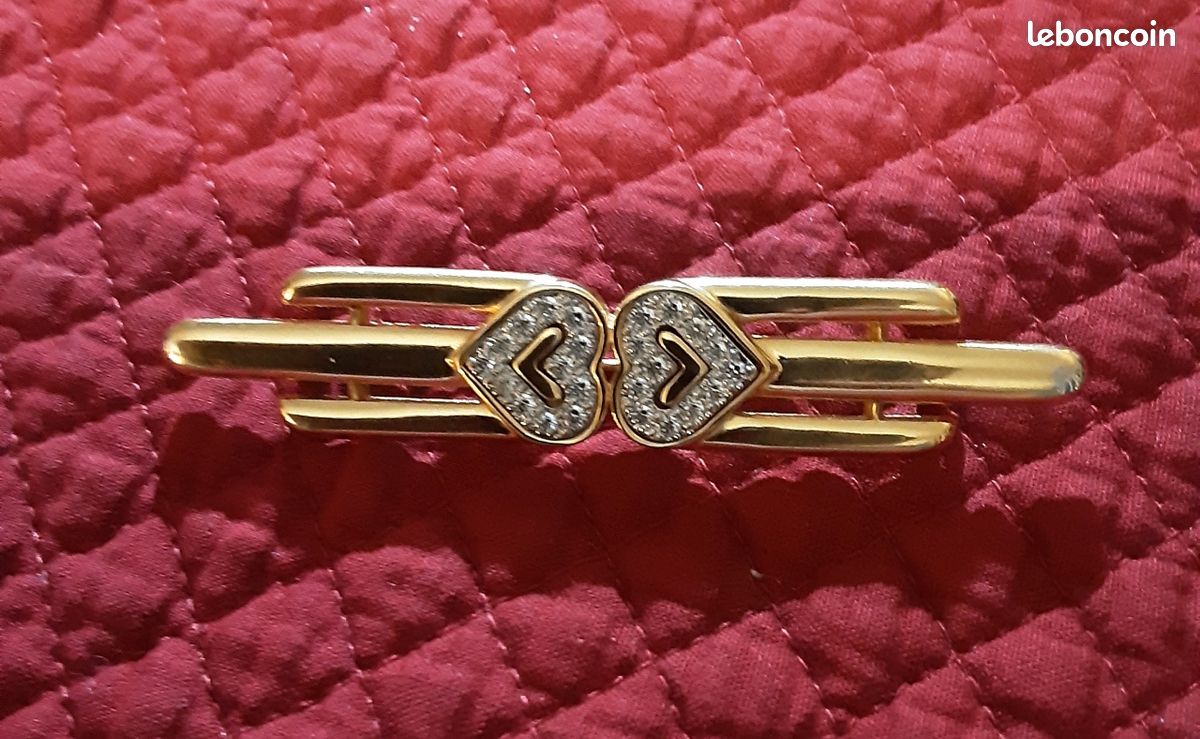 Broche Monet Vintage - Magnifique Bijou Occasion En Métal